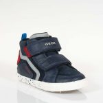 GEOX B04A7C ΜΠΟΤΑΚΙΑ ΜΕ ΑΥΤΟΚΟΛΛΗΤΑ ΜΠΛΕ