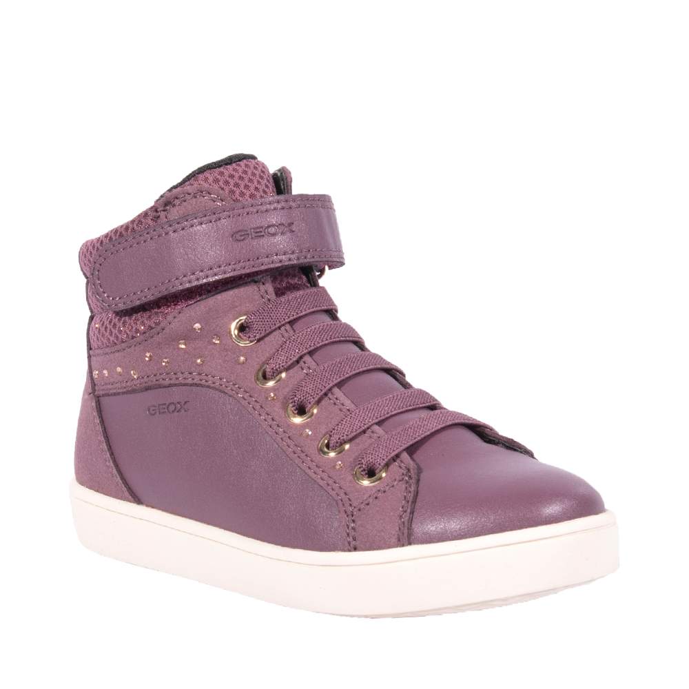 GEOX J16EUG ΜΠΟΤΑΚΙΑ ME VELCRO ΜΟΒ
