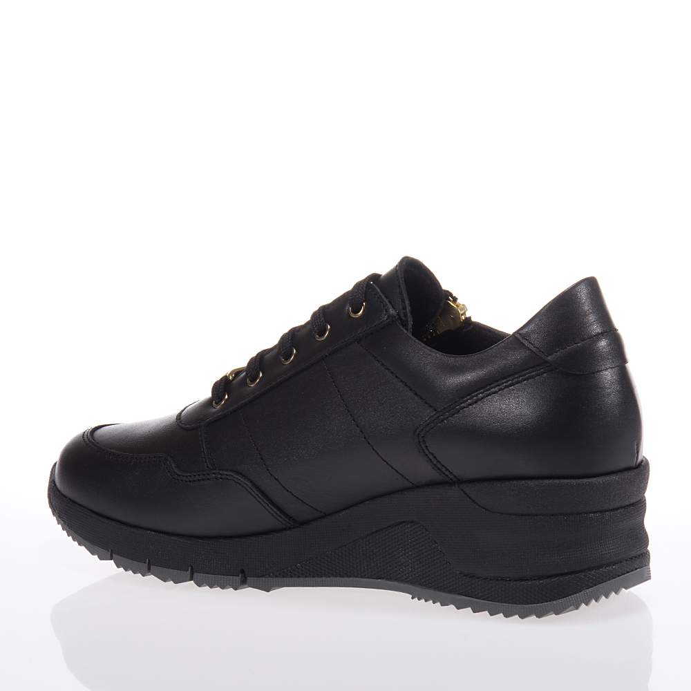 RAGAZZA ΓΥΝΑΙΚΕΙΑ ΔΕΡΜΑΤΙΝΑ SNEAKERS ΜΑΥΡΑ