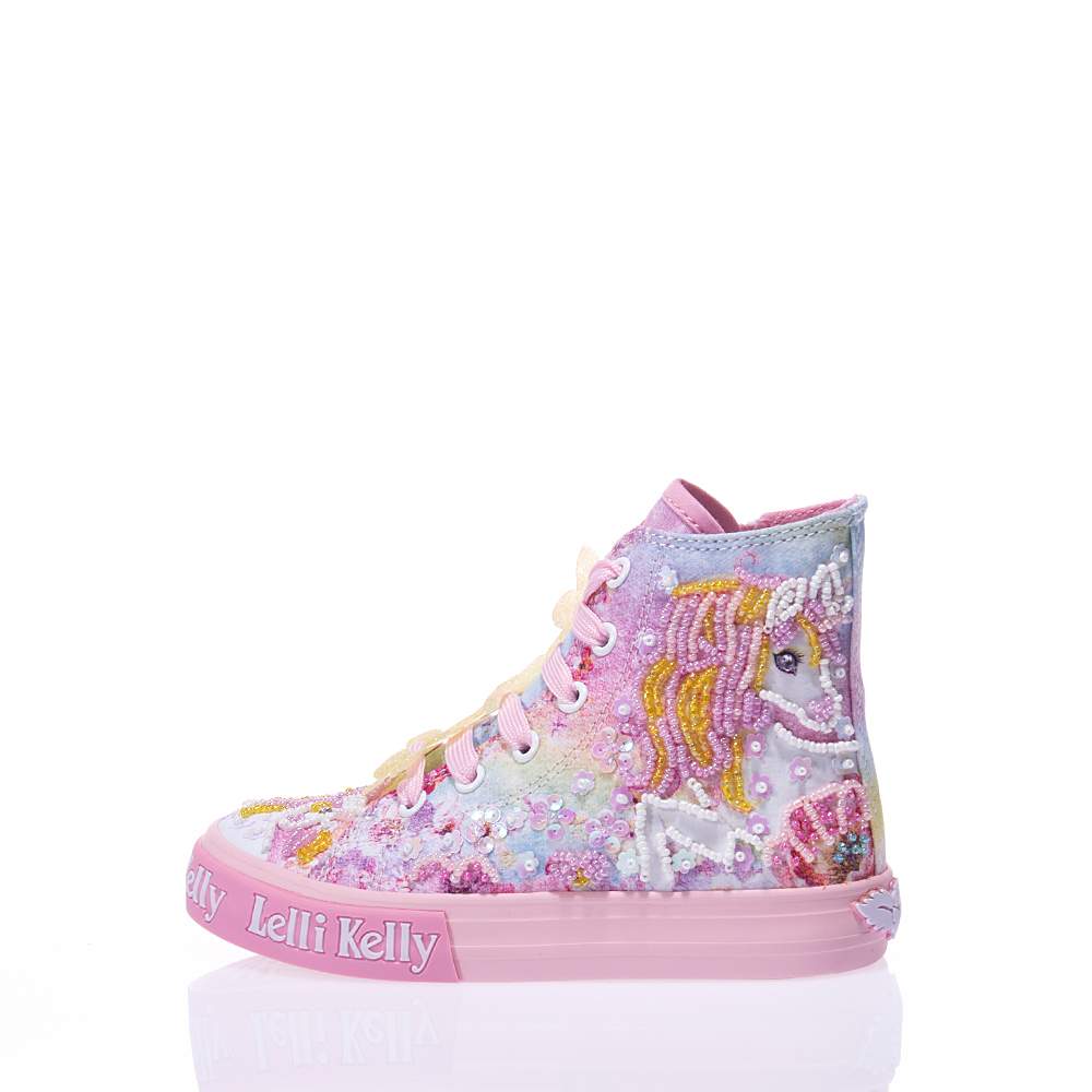 LELLI KELLY UNICORN MID LKED1004 ΡΟΖ ΑΘΛΗΤΙΚΑ ΜΠΟΤΑΚΙΑ