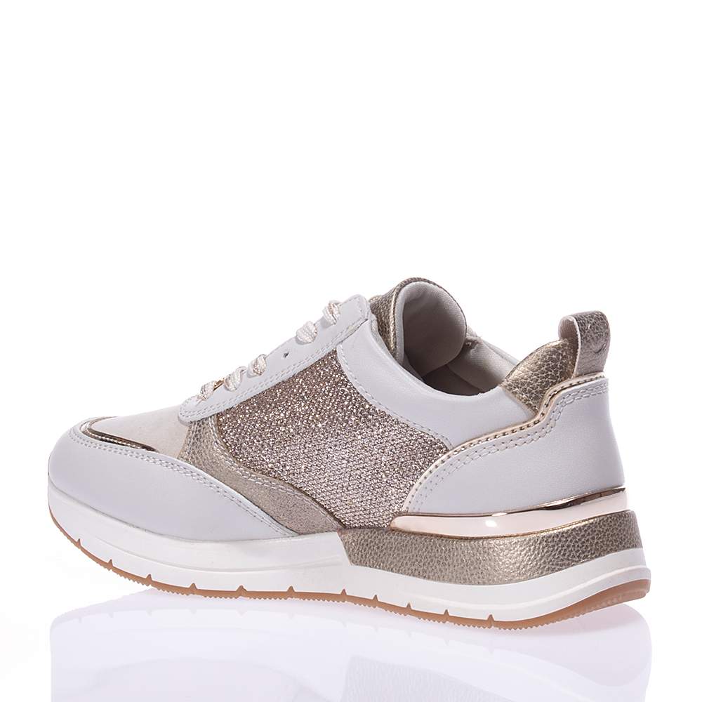 TAMARIS 23732-28 ΜΠΕΖ-ΧΡΥΣΟ SNEAKERS