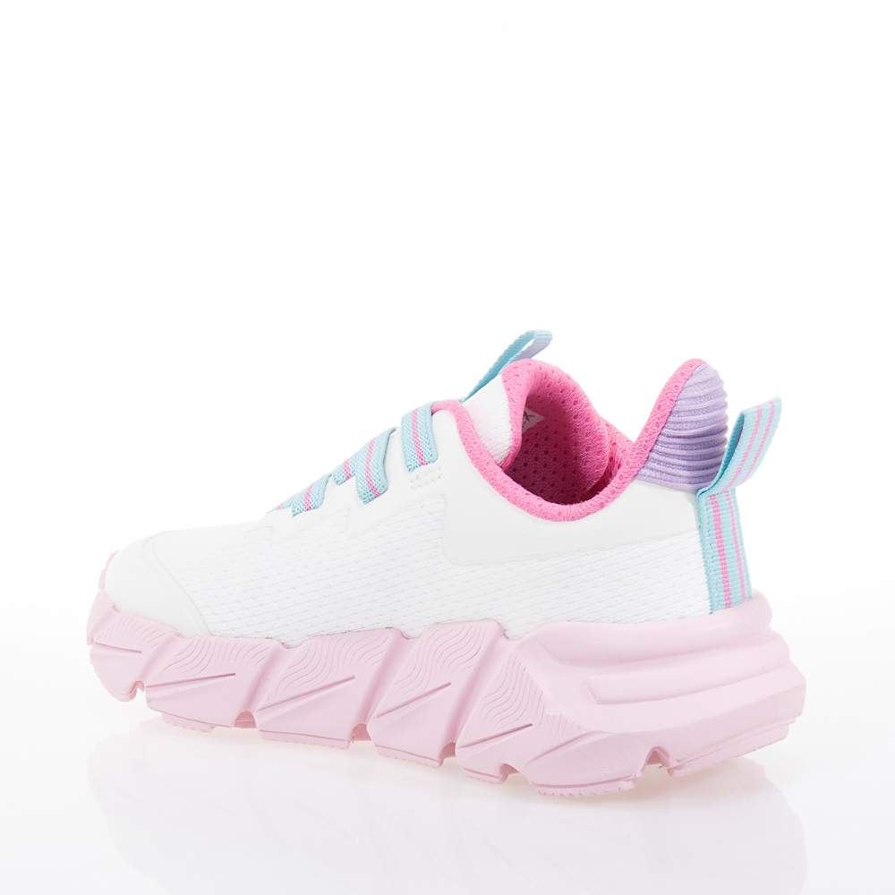 GEOX J FLEXPER ΠΑΙΔΙΚΑ SNEAKERS ΛΕΥΚΑ-ΡΟΖ
