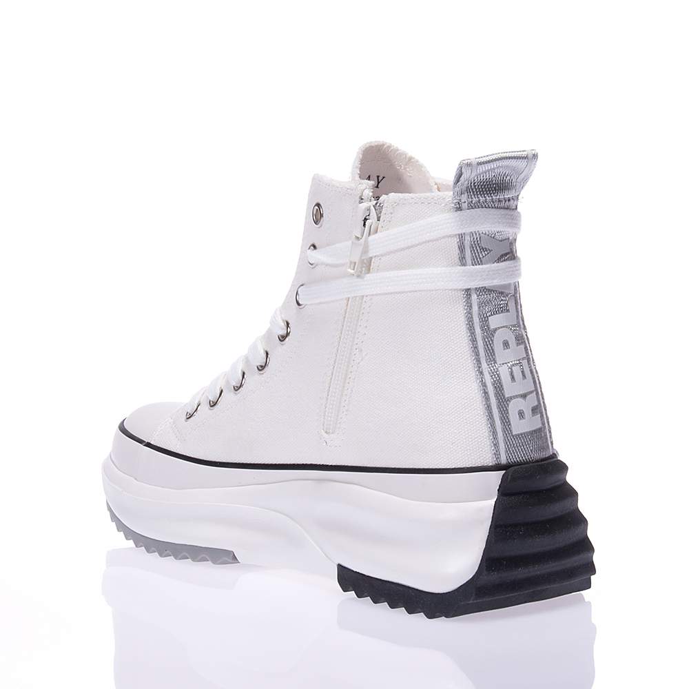 REPLAY AQUA WEB RV1H0002T ΛΕΥΚΑ ΜΠΟΤΑΚΙΑ SNEAKERS