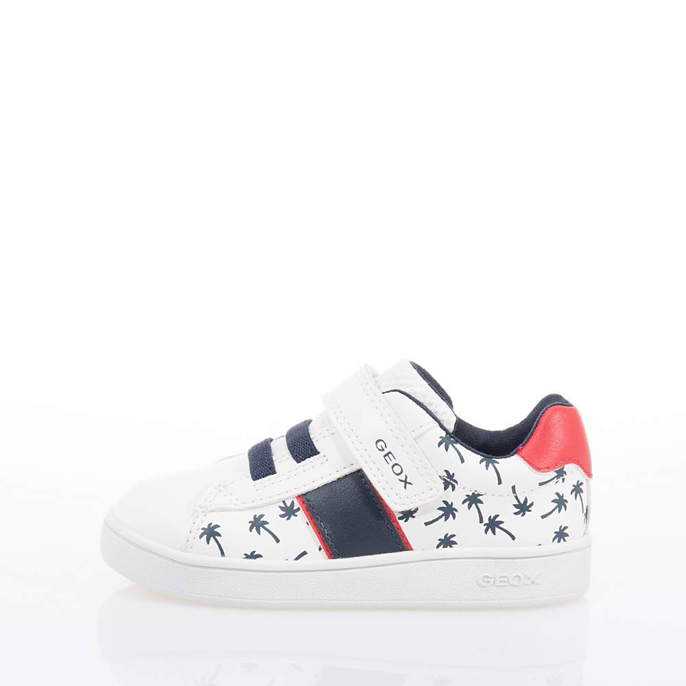 GEOX B ECLYPER ΠΑΙΔΙΚΑ SNEAKERS ΛΕΥΚΑ