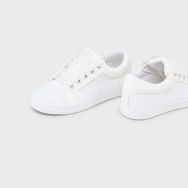 MAYORAL ΠΑΙΔΙΚΑ ΛΕΥΚΑ SNEAKERS ΜΕ GLITTER