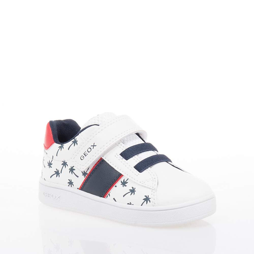 GEOX B ECLYPER ΠΑΙΔΙΚΑ SNEAKERS ΛΕΥΚΑ