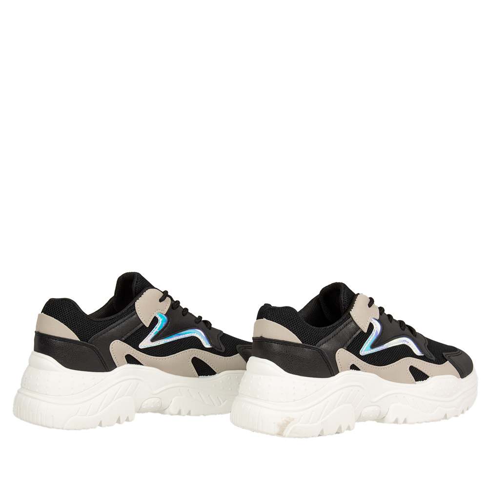 CHUNKY SNEAKERS ΜΑΥΡΑ MRD805