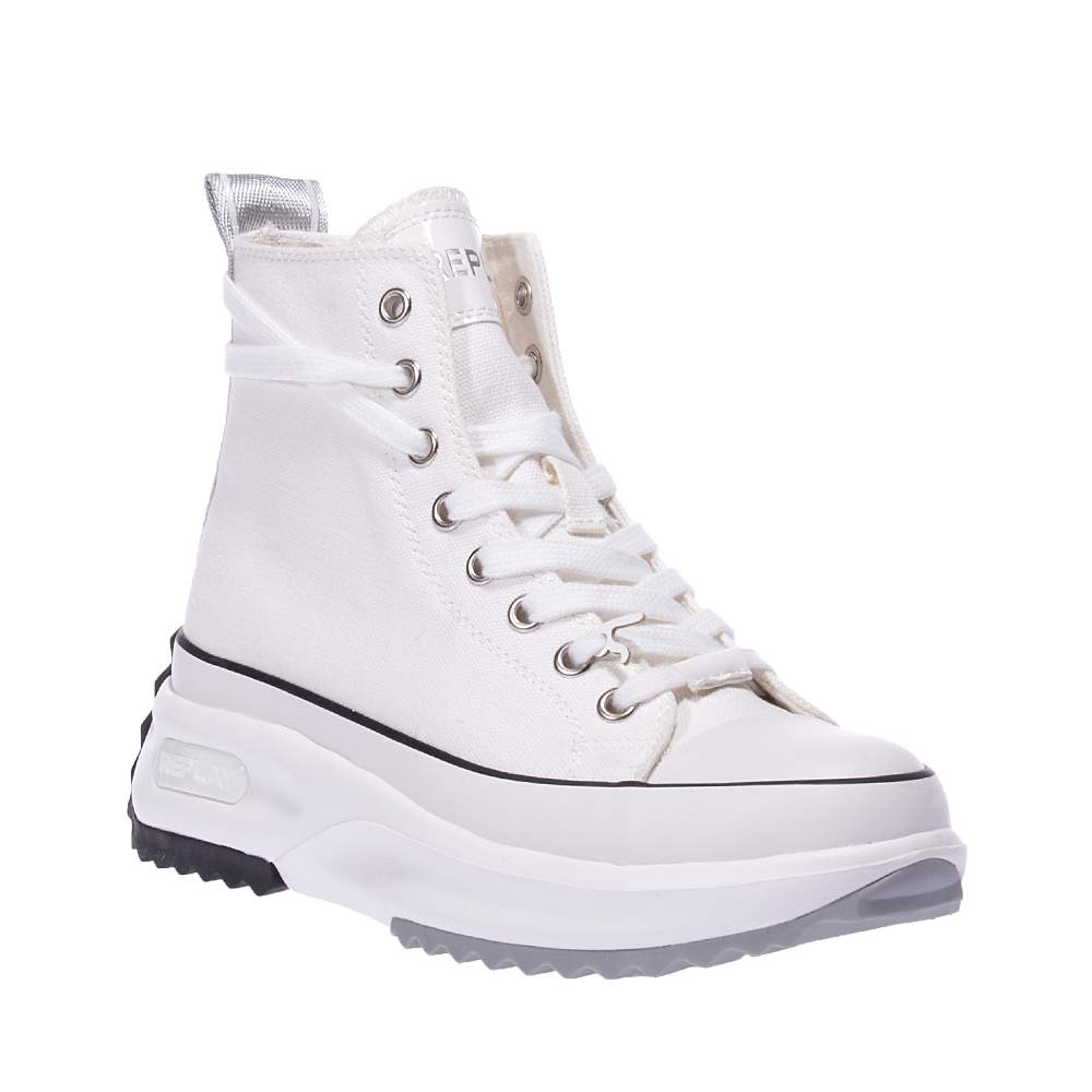 REPLAY AQUA WEB RV1H0002T ΛΕΥΚΑ ΜΠΟΤΑΚΙΑ SNEAKERS