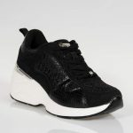 MARIA MARE 68034 ΜΑΥΡΑ SNEAKERS ΜΕ ΠΛΑΤΦΟΡΜΑ