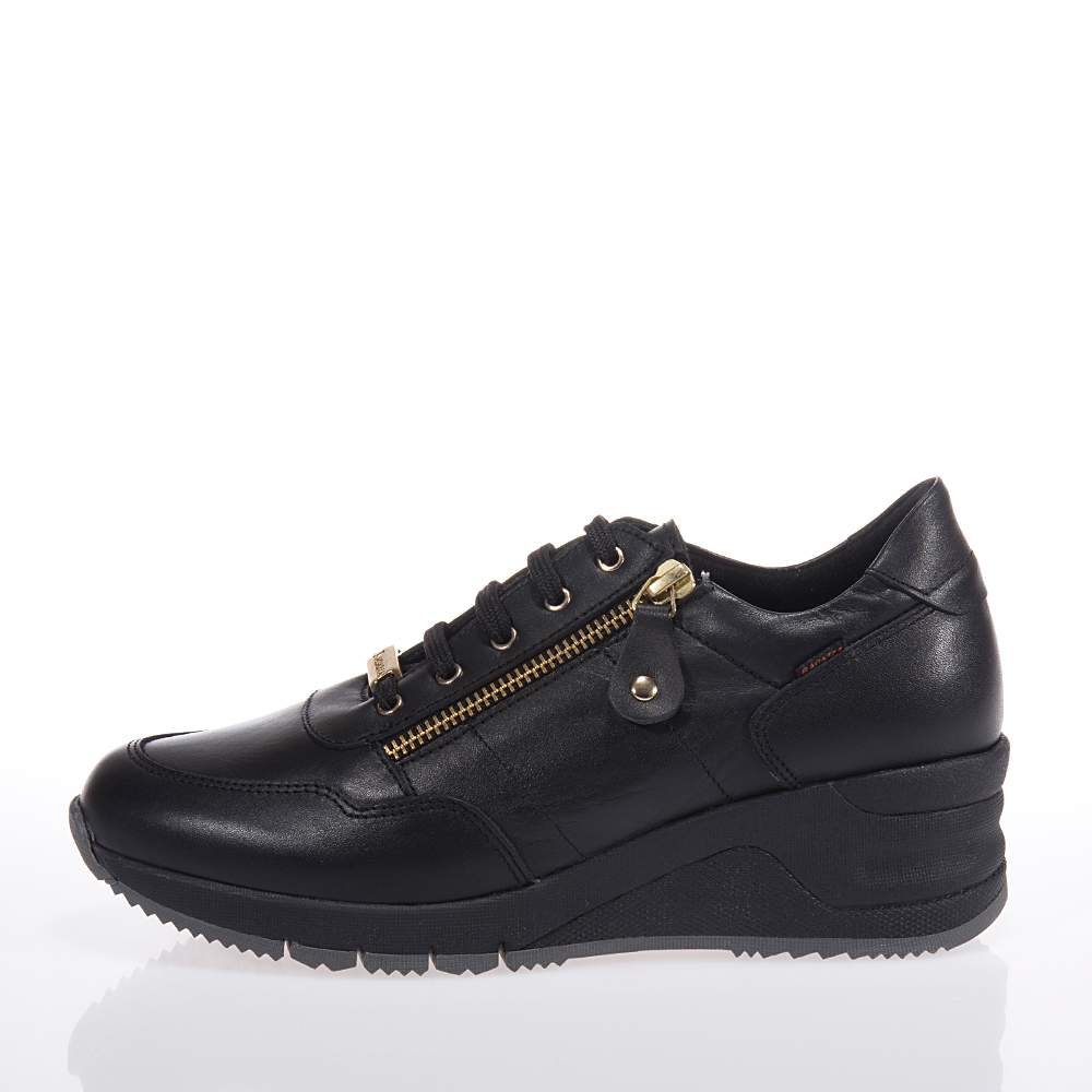 RAGAZZA ΓΥΝΑΙΚΕΙΑ ΔΕΡΜΑΤΙΝΑ SNEAKERS ΜΑΥΡΑ