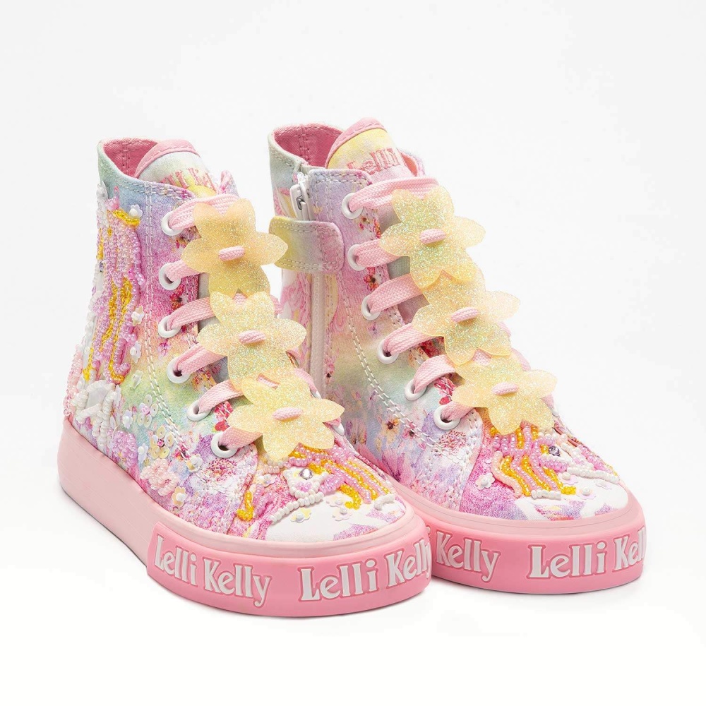 LELLI KELLY UNICORN MID LKED1004 ΡΟΖ ΑΘΛΗΤΙΚΑ ΜΠΟΤΑΚΙΑ