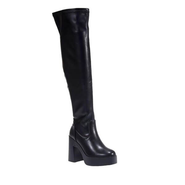 REFRESH 171437 ΜΑΥΡΕΣ ΜΠΟΤΕΣ OVER THE KNEE