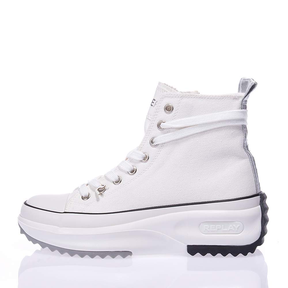 REPLAY AQUA WEB RV1H0002T ΛΕΥΚΑ ΜΠΟΤΑΚΙΑ SNEAKERS