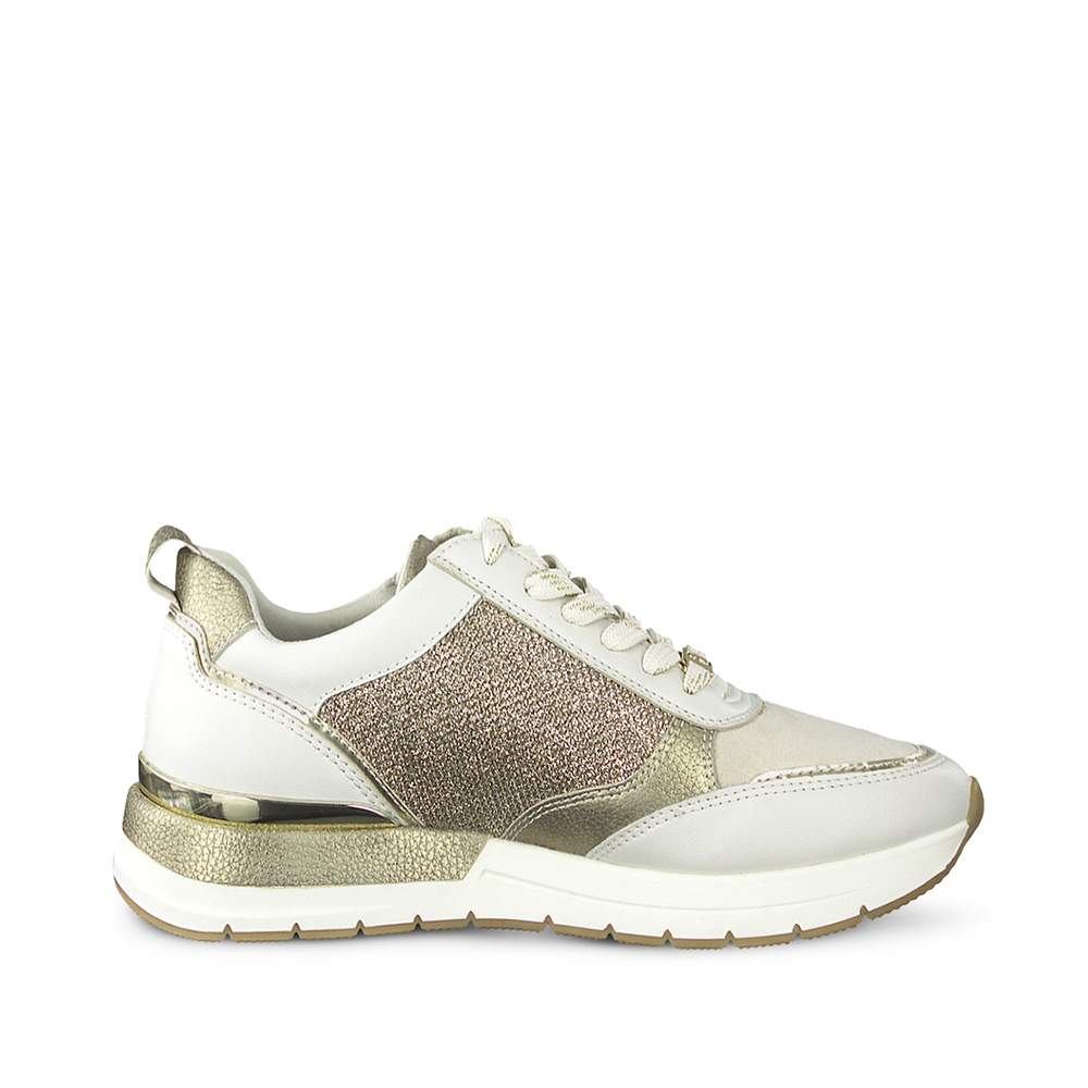TAMARIS 23732-28 ΜΠΕΖ-ΧΡΥΣΟ SNEAKERS