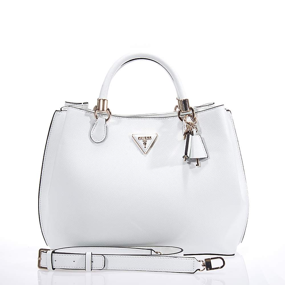 GUESS GIZELE HWVG9195230 ΤΣΑΝΤΑ ΧΕΙΡΟΣ ΛΕΥΚΗ