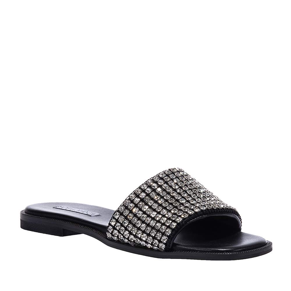 SOFIA MANTA SM330 ΜΑΥΡΑ ΣΑΝΔΑΛΙΑ ΜΕ STRASS