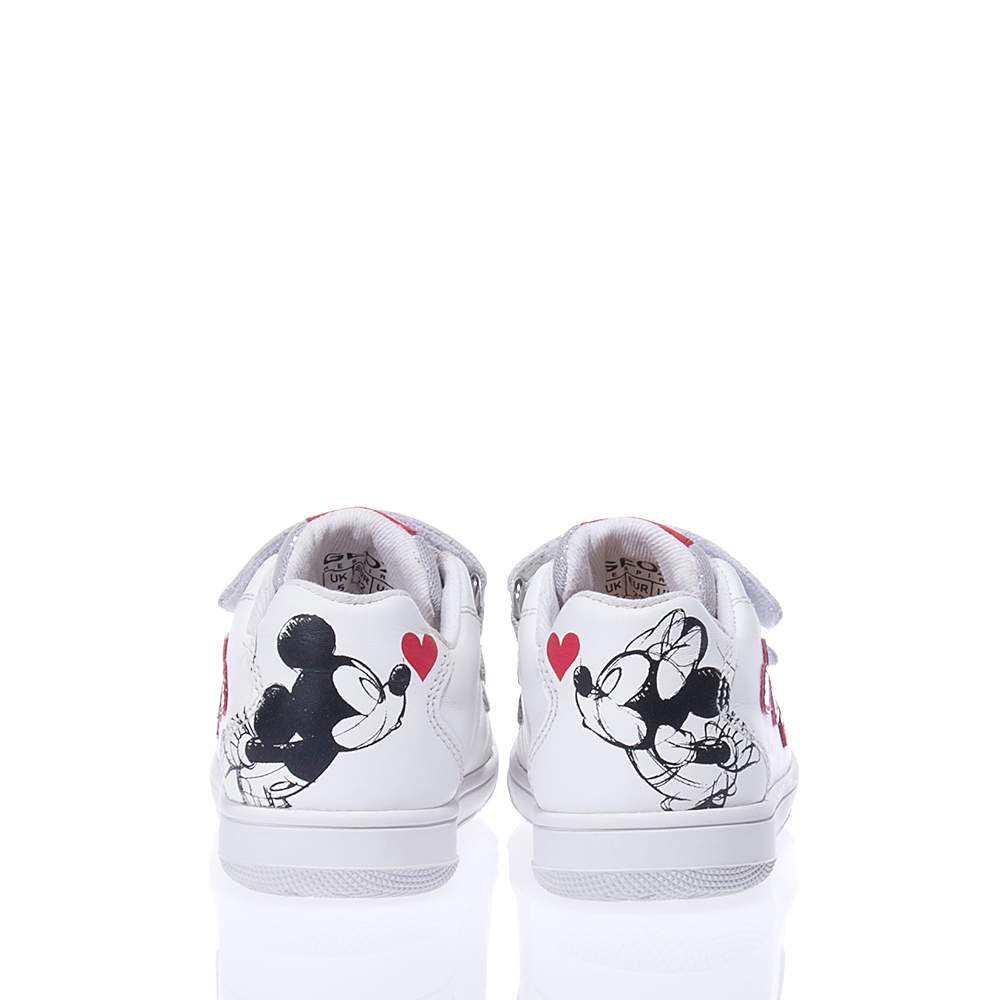 GEOX B251HA SNEAKERS ΜΕ ΑΥΤΟΚΟΛΛΗΤΑ ΛΕΥΚΑ
