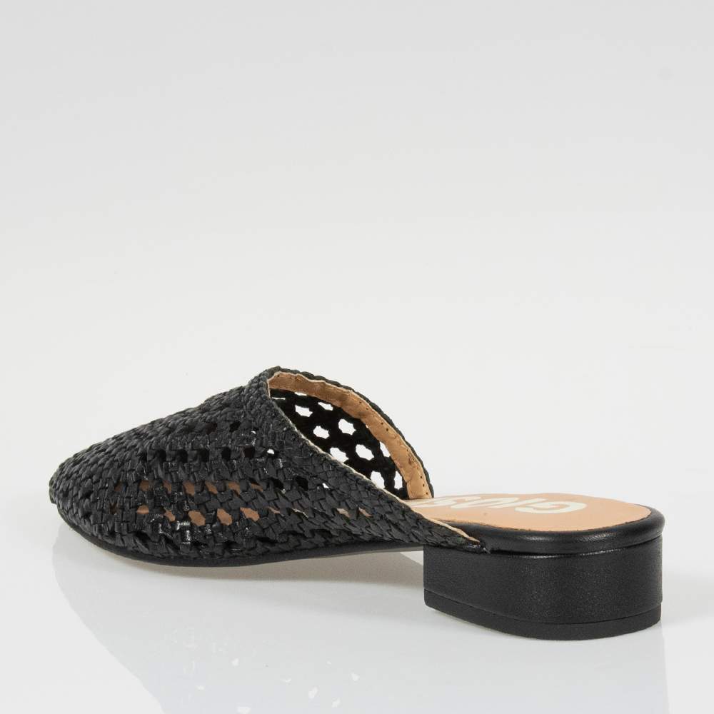 GIOSEPPO COLERAIN 58220 ΜΑΥΡΑ ΔΕΡΜΑΤΙΝΑ MULES