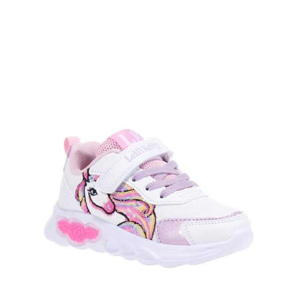 LELLI KELLY MAGGIE ΠΑΙΔΙΚΑ SNEAKERS ΜΕ ΦΩΤΑΚΙΑ ΛΕΥΚΑ
