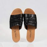 CAPRICE 27203-26 ΜΑΥΡΑ MULES ΜΕ ΠΛΑΤΦΟΡΜΑ