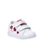 GEOX B251HA SNEAKERS ΜΕ ΑΥΤΟΚΟΛΛΗΤΑ ΛΕΥΚΑ