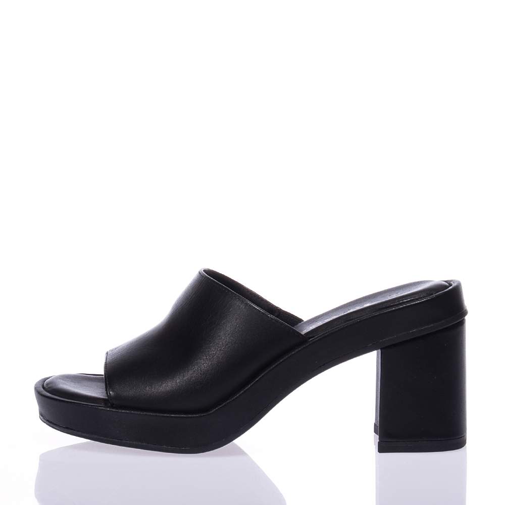 TAMARIS 27245-38 ΜΑΥΡΑ ΔΕΡΜΑΤΙΝΑ MULES