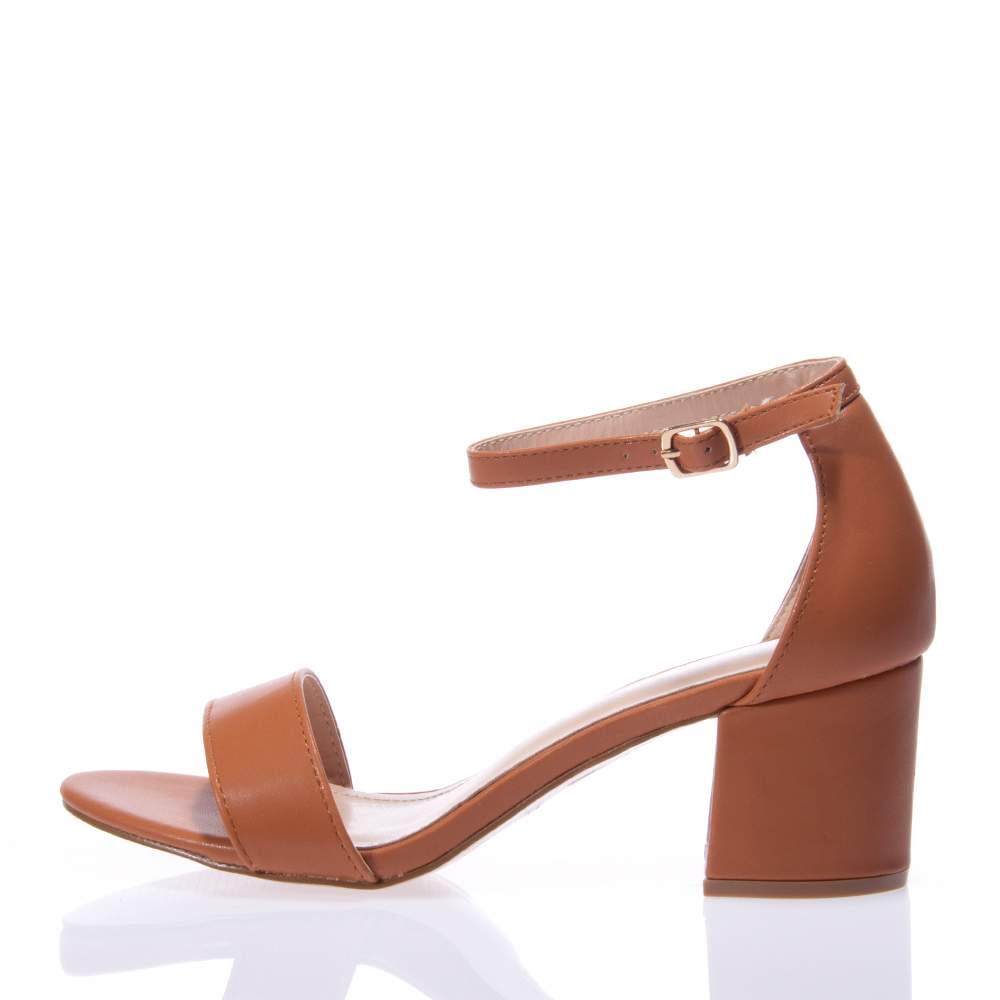 BASIC ΠΕΔΙΛΑ ΜΕ BLOCK HEELS ΤΑΜΠΑ 1170