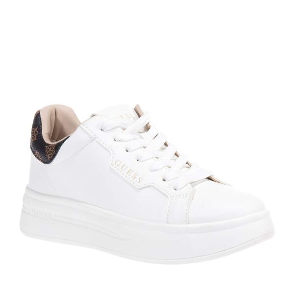 GUESS WINNIE ΓΥΝΑΙΚΕΙΑ ΛΕΥΚΑ ΔΕΡΜΑΤΙΝΑ SNEAKERS