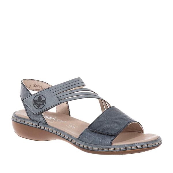 RIEKER ΓΥΝΑΙΚΕΙΑ ΜΠΛΕ ΠΕΔΙΛΑ ΜΕ VELCRO