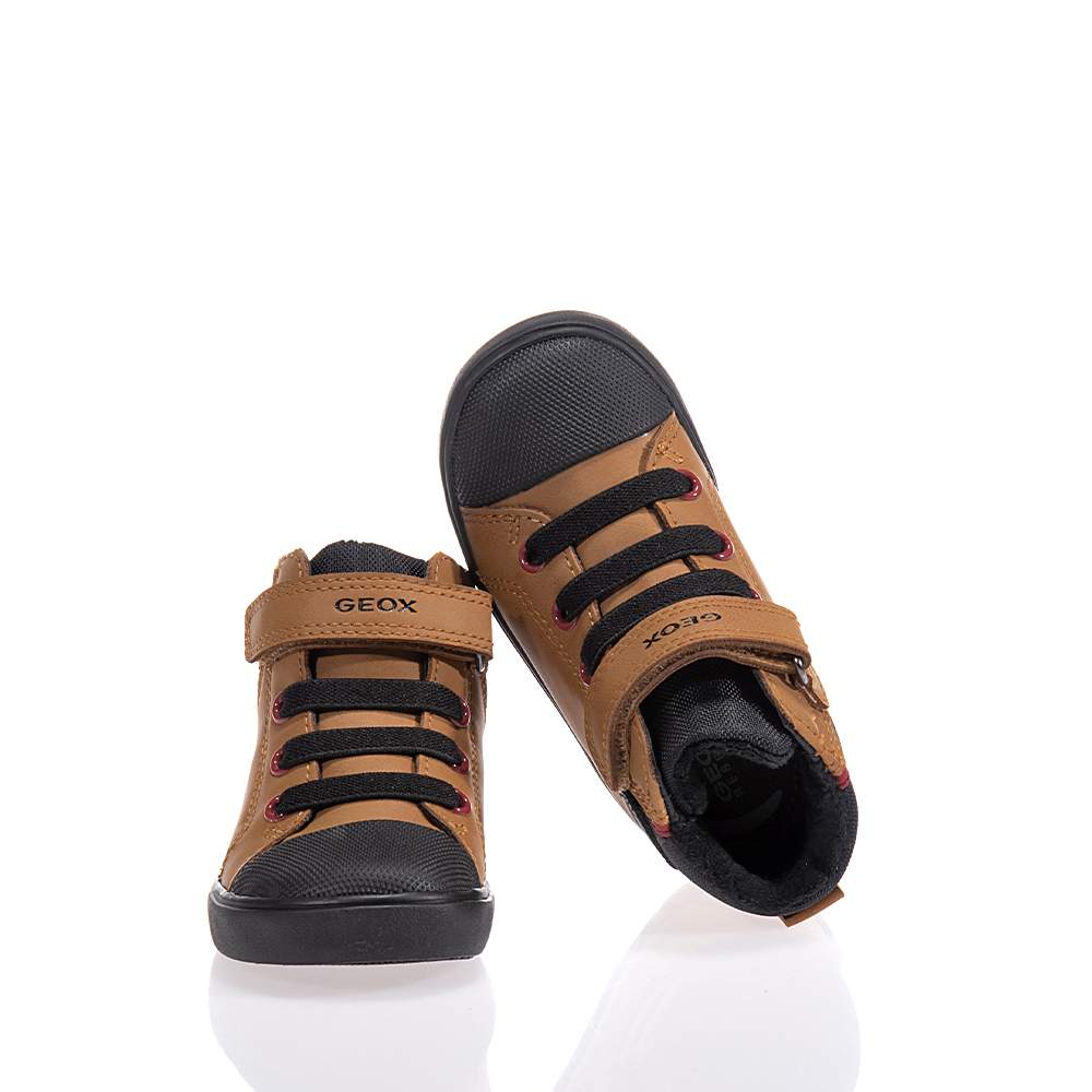 GEOX B GISLI ΠΑΙΔΙΚΑ ΜΠΟΤΑΚΙΑ ΜΕ VELCRO ΤΑΜΠΑ