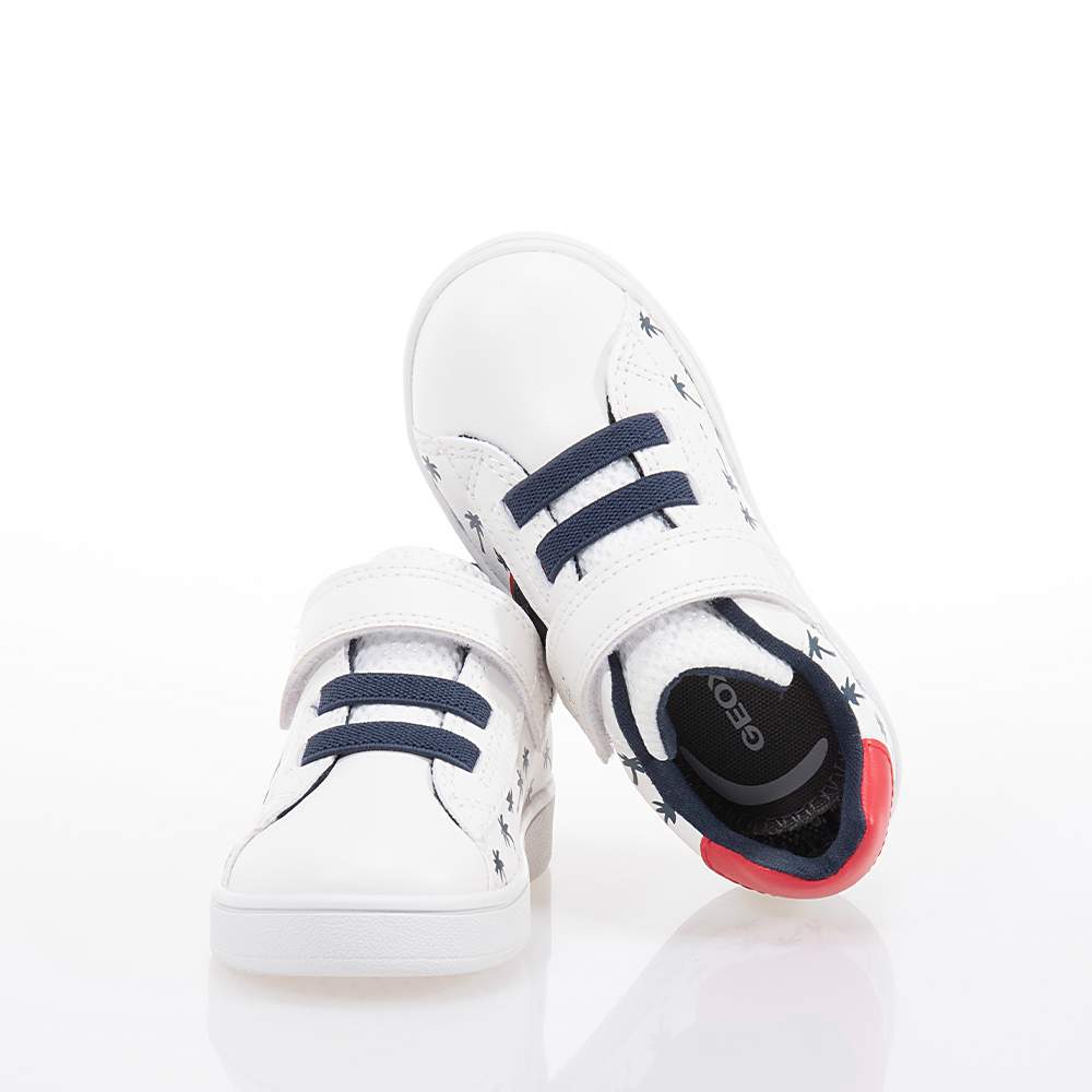 GEOX B ECLYPER ΠΑΙΔΙΚΑ SNEAKERS ΛΕΥΚΑ