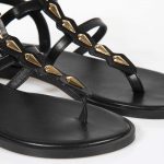 SOFIA MANTA SM298 ΜΑΥΡΑ ΣΑΝΔΑΛΙΑ GLADIATOR