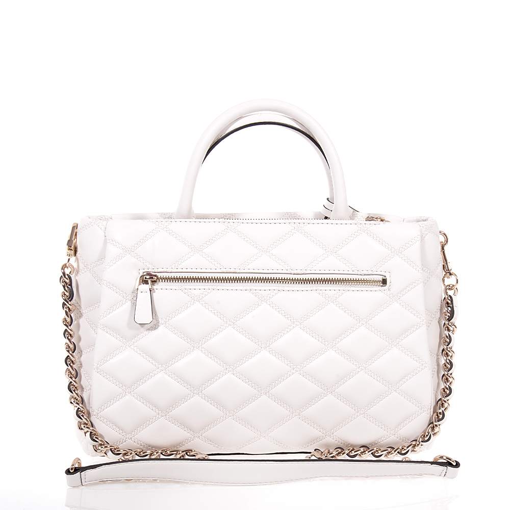 GUESS TAMSIN ΓΥΝΑΙΚΕΙΑ ΤΣΑΝΤΑ ΧΕΙΡΟΣ OFFWHITE