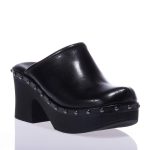 TAMARIS 27301-38 ΜΑΥΡΑ ΔΕΡΜΑΤΙΝΑ MULES