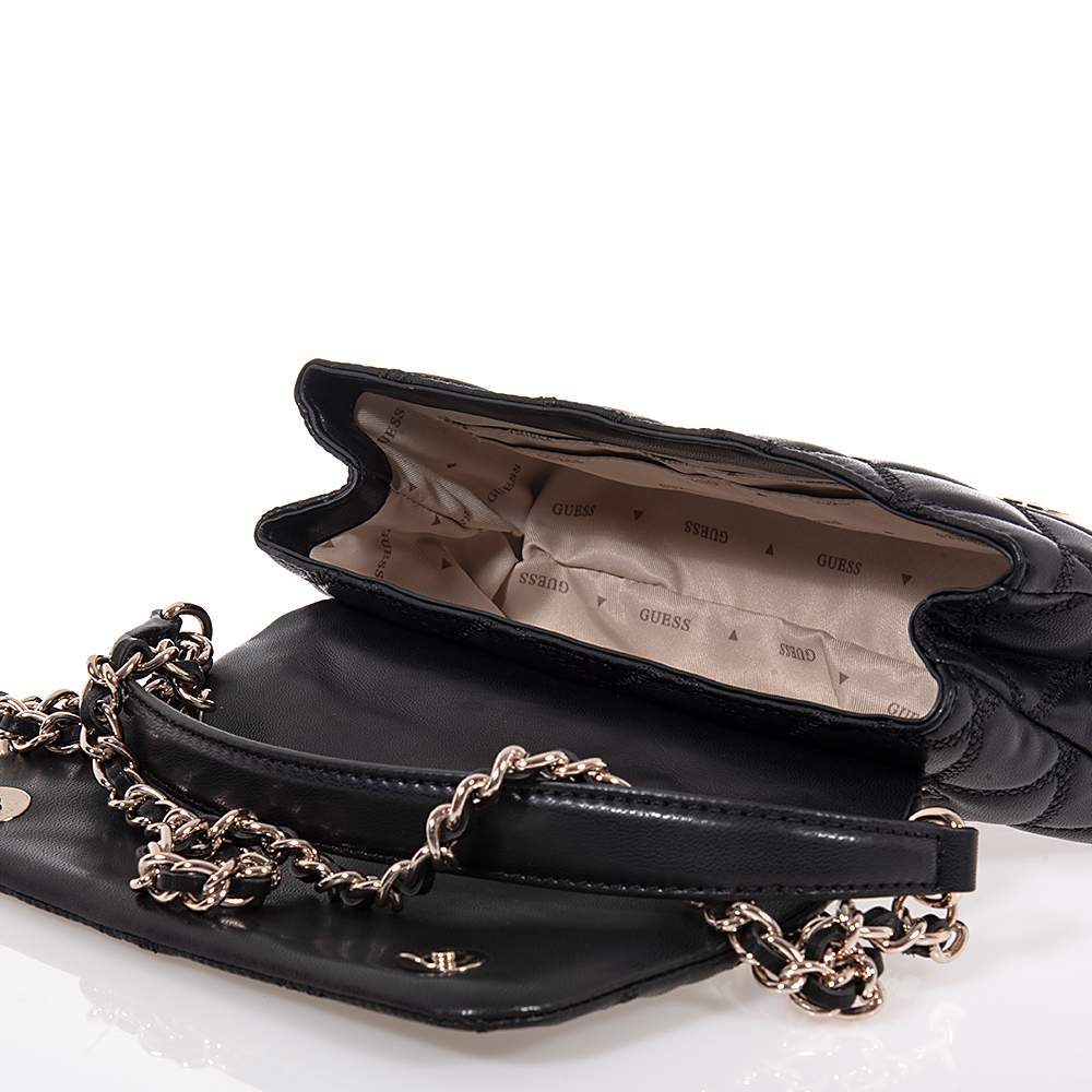 GUESS TAMSIN ΓΥΝΑΙΚΕΙΑ CROSSBODY ΤΣΑΝΤΑ ΜΑΥΡΗ