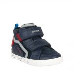 GEOX B04A7C ΜΠΟΤΑΚΙΑ ΜΕ ΑΥΤΟΚΟΛΛΗΤΑ ΜΠΛΕ