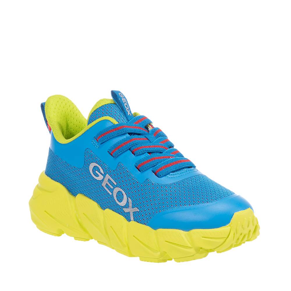 GEOX J FLEXPER ΠΑΙΔΙΚΑ SNEAKERS ΓΑΛΑΖΙΟ