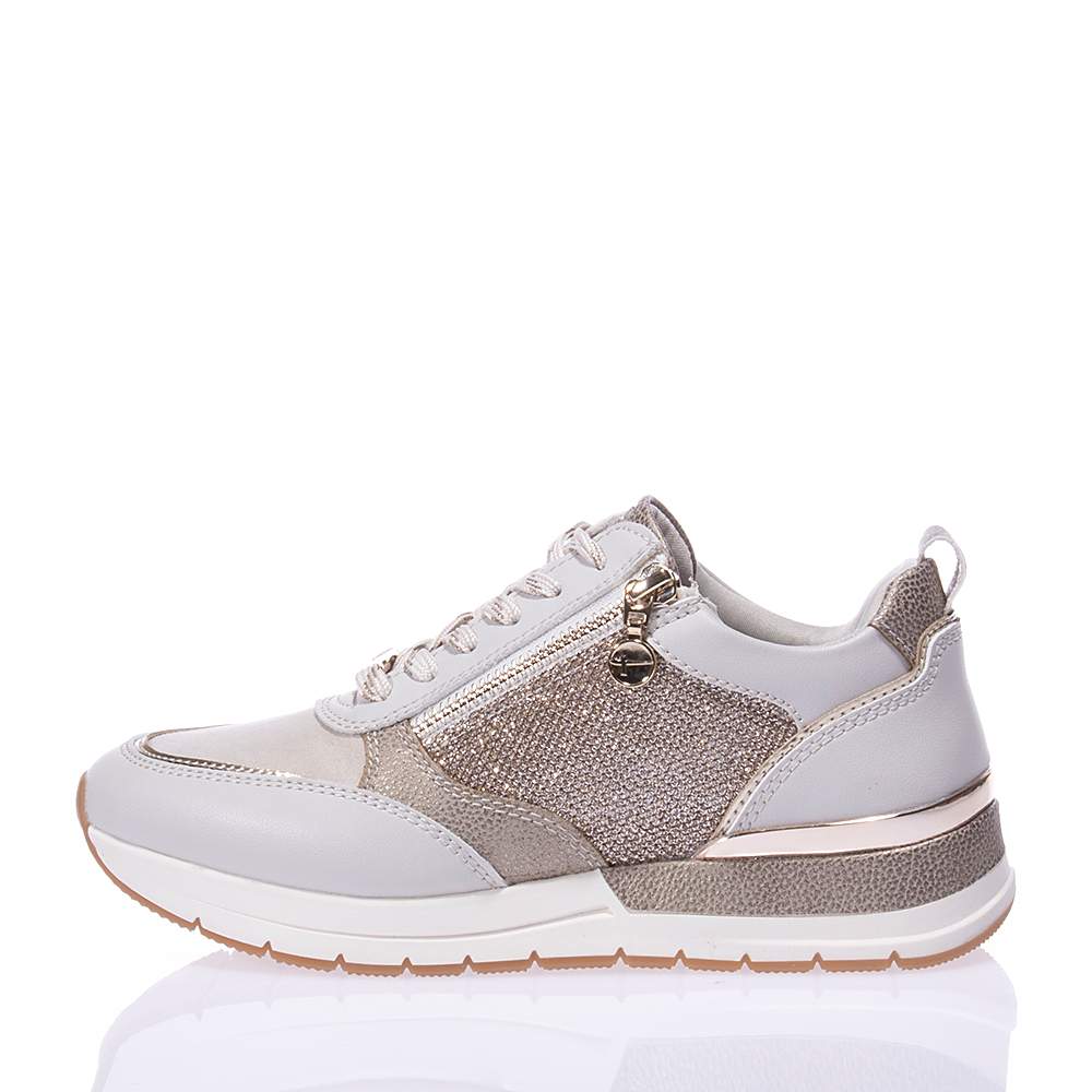 TAMARIS 23732-28 ΜΠΕΖ-ΧΡΥΣΟ SNEAKERS