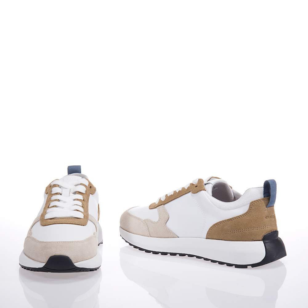 GEOX VOLPIANO U45GCA ΛΕΥΚΑ MULTI SNEAKERS