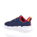 GEOX J FLEXPER ΠΑΙΔΙΚΑ SNEAKERS NAVY ΜΠΛΕ