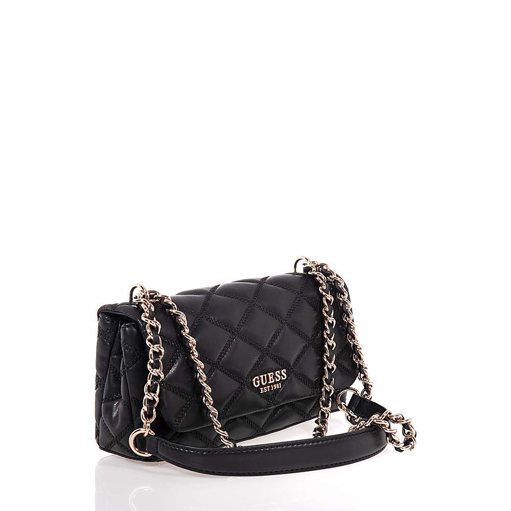 GUESS TAMSIN ΓΥΝΑΙΚΕΙΑ CROSSBODY ΤΣΑΝΤΑ ΜΑΥΡΗ