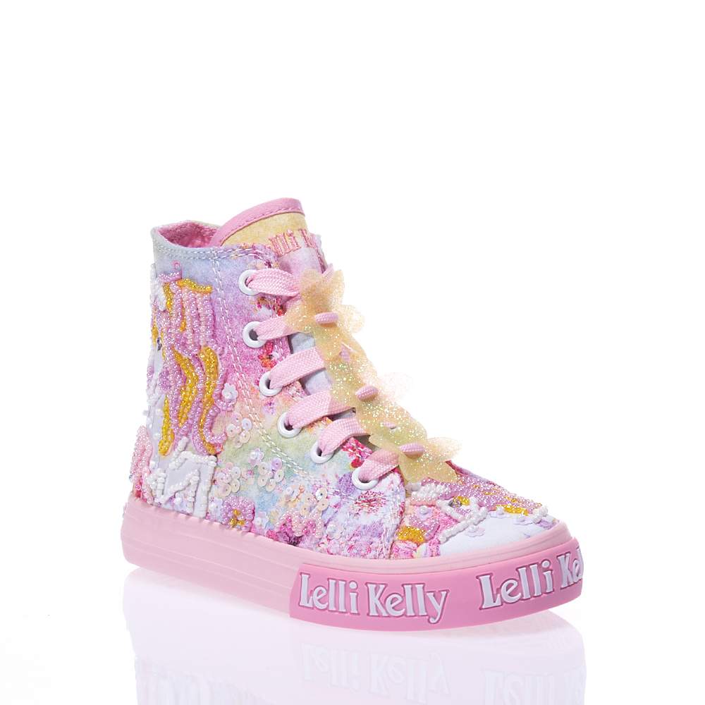 LELLI KELLY UNICORN MID LKED1004 ΡΟΖ ΑΘΛΗΤΙΚΑ ΜΠΟΤΑΚΙΑ