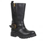 KOMIS AND KOMIS KK024 ΜΑΥΡΑ BIKER BOOTS