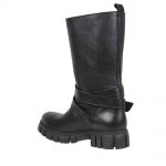 KOMIS AND KOMIS KK024 ΜΑΥΡΑ BIKER BOOTS