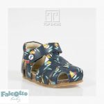FALCOTTO ALBY 0011500736-30-1C02 BLUE CLOSED SANDALS