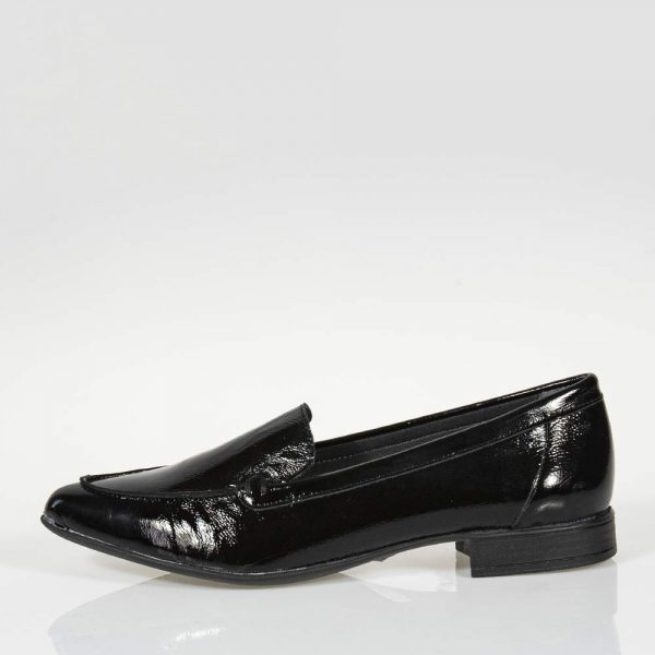 RAGAZZA 0401 LOAFERS ΔΕΡΜΑΤΙΝΑ ΜΑΥΡΑ