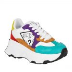 GUESS CALEBB FL7CBBFAB12 MULTI ΔΕΡΜΑΤΙΝΑ SNEAKERS