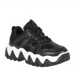 CHUNKY SNEAKERS ΔΕΤΑ ΜΑΥΡΑ LY346