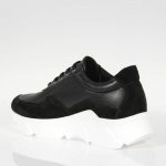 RAGAZZA 0245 ΜΑΥΡΑ ΔΕΡΜΑΤΙΝΑ SNEAKERS