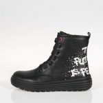 GEOX J16ETA ΜΑΥΡΑ ΜΠΟΤΑΚΙΑ BIKER